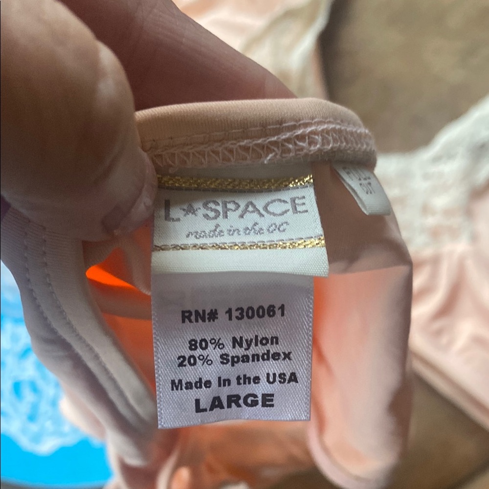 L*Space Peach Bikini Set - Picture 3 of 5